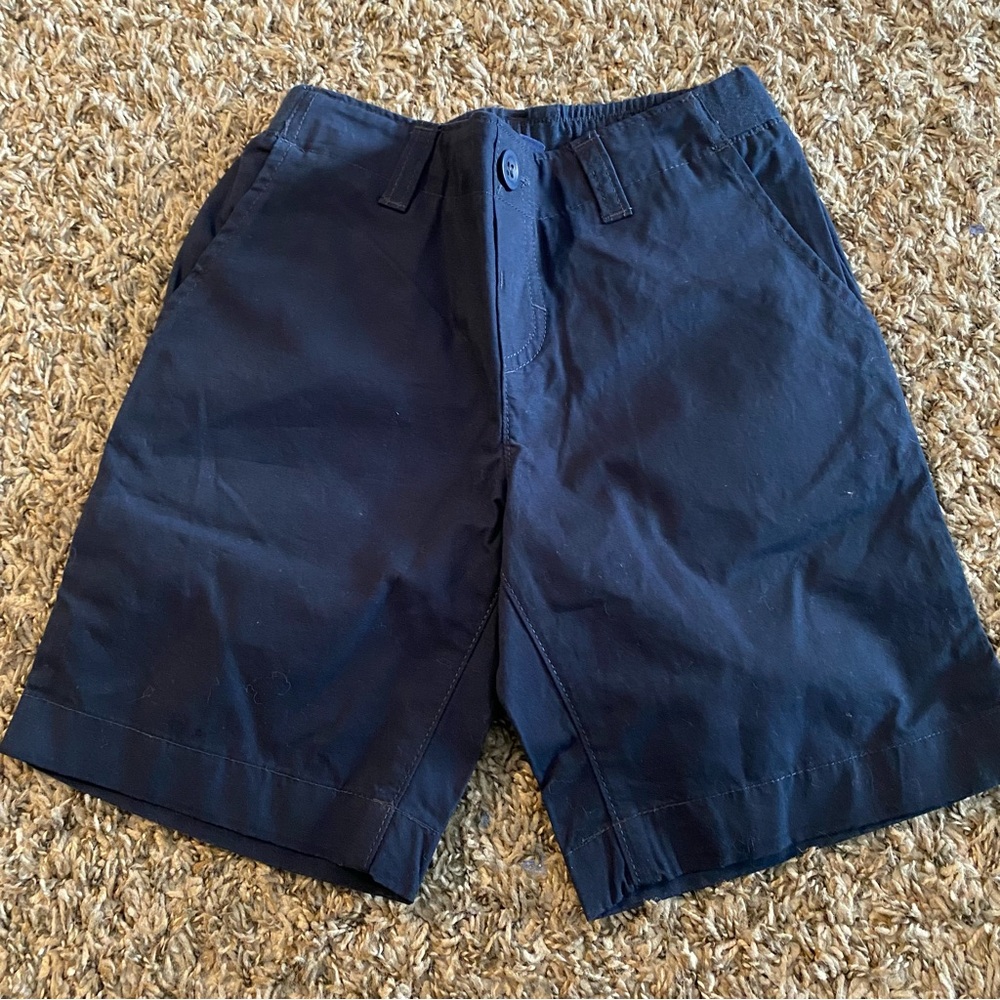 Lands End Boys Size 5-6 Medium Blue Dress Shorts